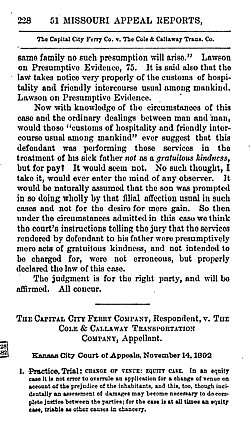  Court Case of Capital City Ferry Company 