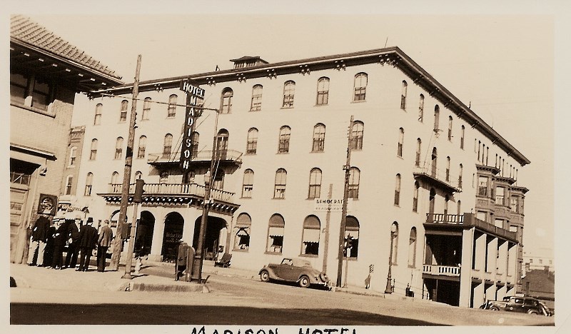 Madison Hotel, West Side 200 Block Madison St.